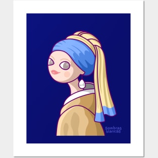 Girl with a Pearl Earring Posters and Art